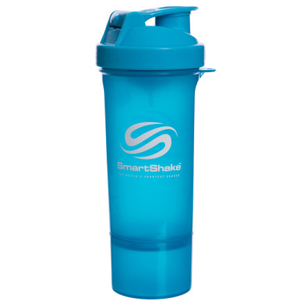 Шейкер 2-х камерный SMART SHAKER SLIM FI-5054 400+100мл синий