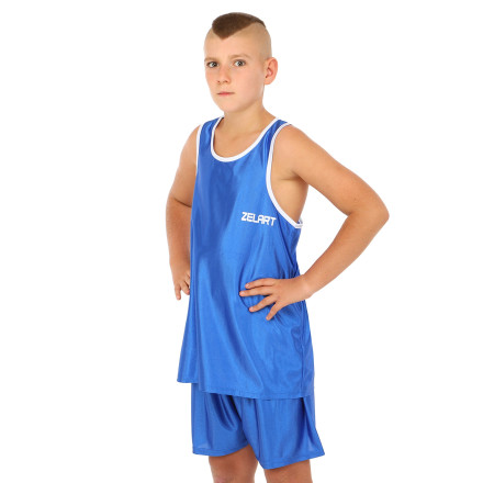 Форма боксерська дитяча майка та шорти Zelart CO-8943-BL