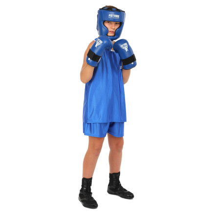 Форма боксерська дитяча майка та шорти Zelart CO-8943-BL