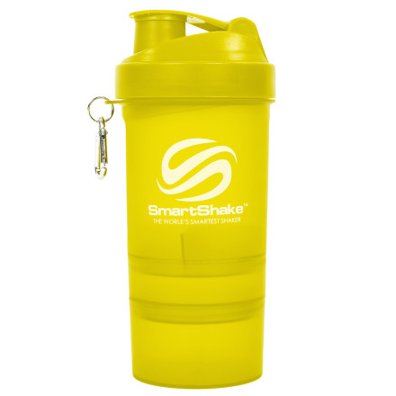 Шейкер 3-х камерный SMART SHAKER ORIGINAL FI-5053 400+100+100мл желтый