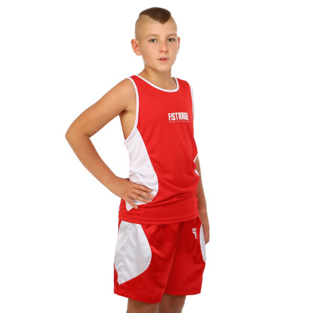Форма боксерська дитяча майка та шорти Fistrage VL-4176-R