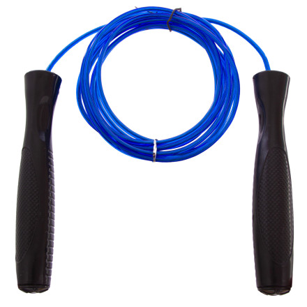 Скакалка скоростная с подшипниками и стальным тросом Zelart SPEED ROPE FI-5106 3м синий