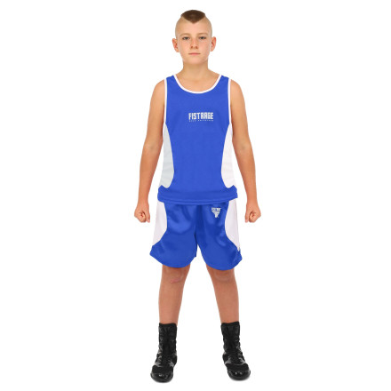 Форма боксерська дитяча майка та шорти Fistrage VL-4176-BL