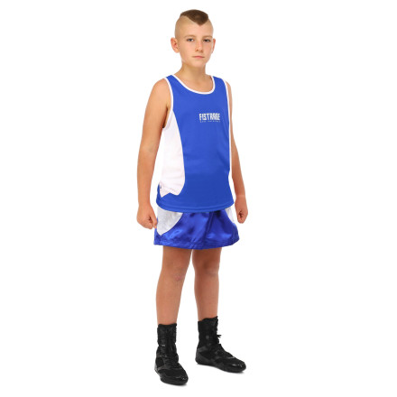 Форма боксерська дитяча майка та шорти Fistrage VL-4176-BL
