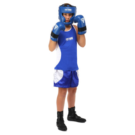 Форма боксерська дитяча майка та шорти Fistrage VL-4176-BL