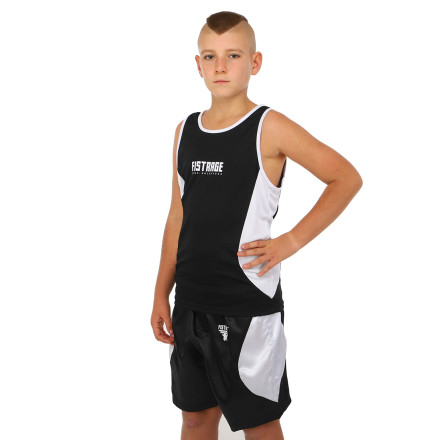 Форма боксерська дитяча майка та шорти Fistrage VL-4176-BK