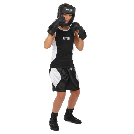 Форма боксерська дитяча майка та шорти Fistrage VL-4176-BK