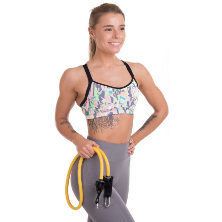 Еспандер трубчастий для фітнесу з карабіном DOUBLE CUBE DT-1002C-35LB 6х14x1200мм навантаження 16кг жовтий