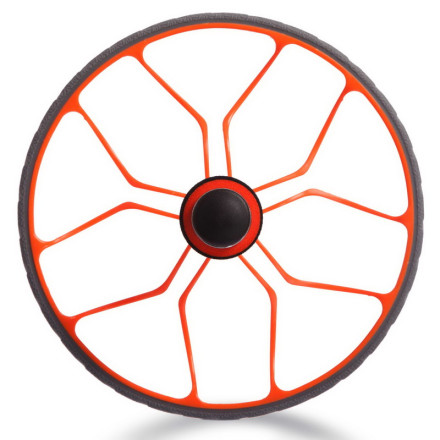 Колесо ролик для преса одинарне Record FI-0905 чорний-червоний