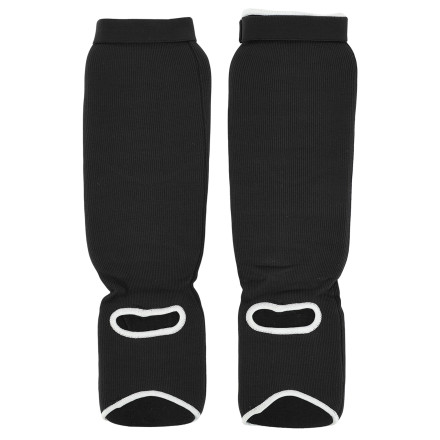 Захист гомілки та стопи з фіксатором FISTRAGE VL-8435 S-XL чорний з білим