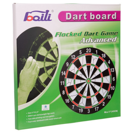 Мета для гри в дартс Baili Flocked BL-17115 43cм