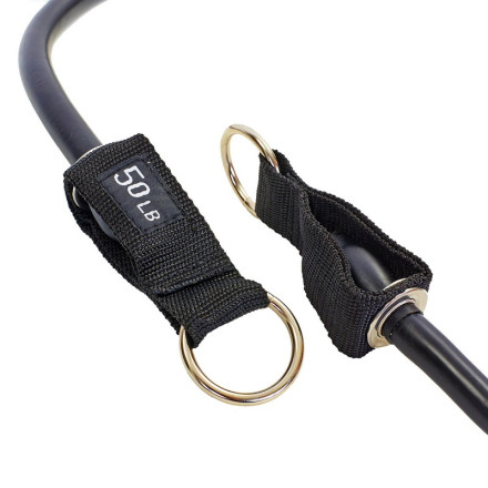 Еспандер трубчастий для фітнесу з кільцем DOUBLE CUBE DT-1002R-50LB 4х16x1200мм навантаження 23кг