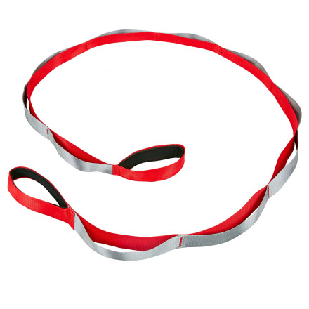 Стрічка для розтяжки SP-Sport Stretch Strap FI-8369 10 петель червоний