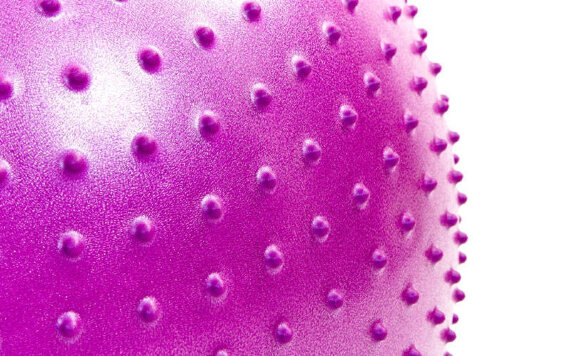 Мяч для фитнеса фитбол полумассажный 2 в 1 FI-4437-75