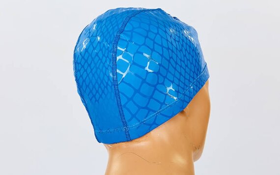 Шапочка для плавания из водонепроницаемой PU ткани SIMA PL-7034 