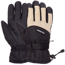 Перчатки горнолыжные теплые MARUTEX AG-903 черный-бежевый