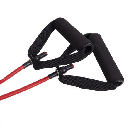 Еспандер трубчастий для фітнесу з ручками 120см Zelart FI-6348-1