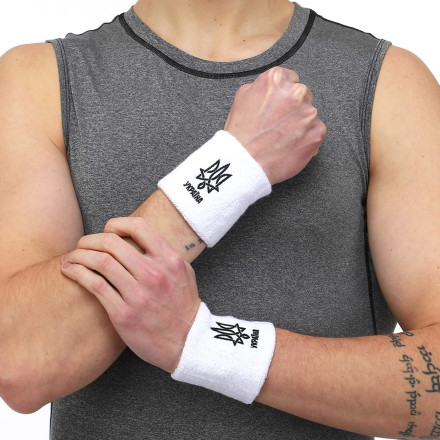 Напульсник спортивний махровий УКРАЇНА Ukraine BC-9273 2шт