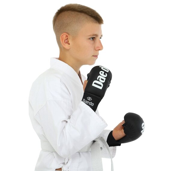 Рукавиці (накладки) для карате DADO KM600 S-L колір чорний
