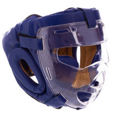 Шлем для единоборств ELS MA-0719 М-XL синий 