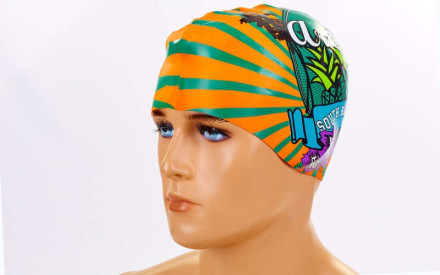  Шапочка для плавания Arena AR-94168-17 PRINT SOUTH TROPICALORNG 