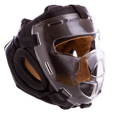 Шлем для единоборств ELS MA-0719 М-XL черный