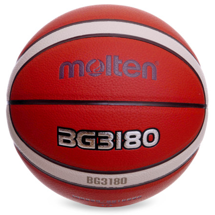 Мяч баскетбольный MOLTEN B6G3180 №6 PU оранжевый