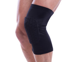 Наколінник для баскетболу компресійний SP-Sport 3066 1 шт чорний