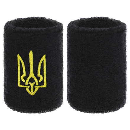 Напульсник спортивний махровий Тризуб Україна Ukraine BC-9280 2шт 