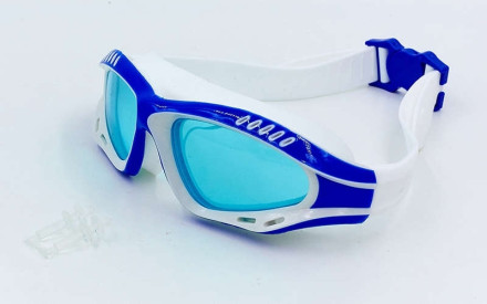  Окуляри (напівмаска), беруші для плавання із застібкою SAILTO PL-9900 кольори в асортименті 