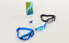  Очки (полумаска), беруши для плавания с застежкой SAILTO PL-9900 цвета в ассортименте 
