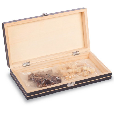 Шахи настільна гра дерев'яні W8013 29см x 29см