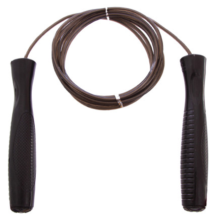 Скакалка скоростная с подшипниками и стальным тросом Zelart SPEED ROPE FI-5106 3м черный