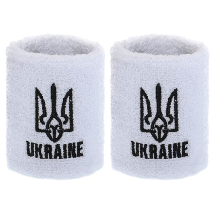 Напульсник спортивний махровий Тризуб Україна Ukraine BC-9282 2шт 
