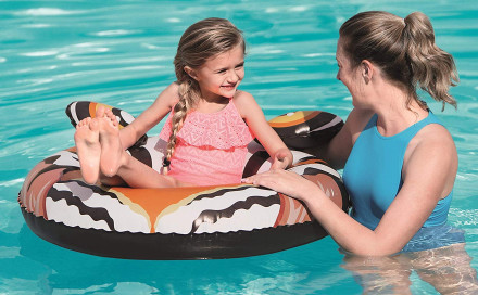 Надувне коло-тюбінг Bestway 36122-1 Тигр