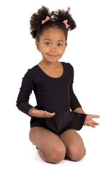   Купальник для гимнастики и танцев Little Dancer DR-1765-BK черный