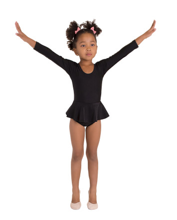   Купальник для гімнастики та танців Little Dancer DR-1765-BK чорний