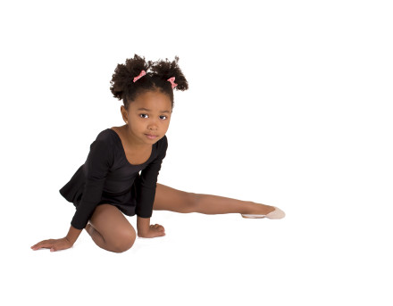   Купальник для гімнастики та танців Little Dancer DR-1765-BK чорний