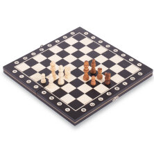 Шахматы настольная игра деревянные W8014 34см x 34см