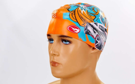 Шапочка для плавания детская Arena AR-91674-50 HOT WHEELS FW11 