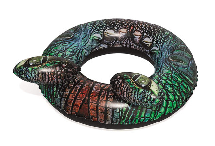 Надувне коло-тюбінг Bestway 36122-2 Крокодил