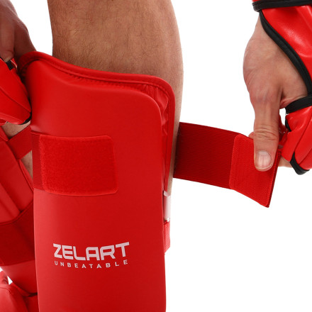 Захист для ніг (гомілка і стопа), що розбирається Zelart BO-7249-R