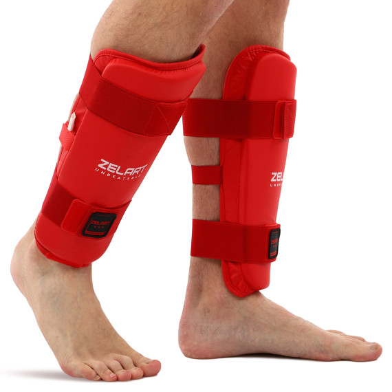 Защита для ног (голень и стопа) разбирающаяся Zelart BO-7249-R