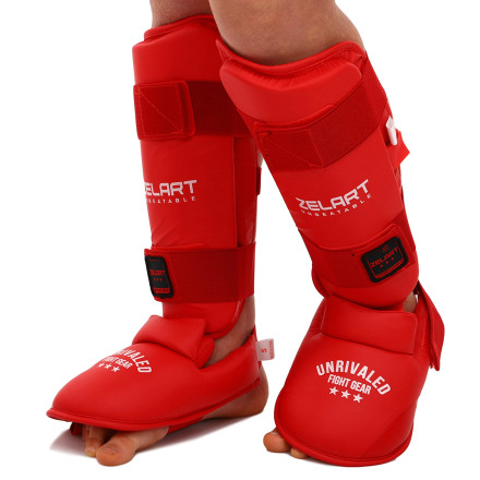 Захист для ніг (гомілка і стопа), що розбирається Zelart BO-7249-R