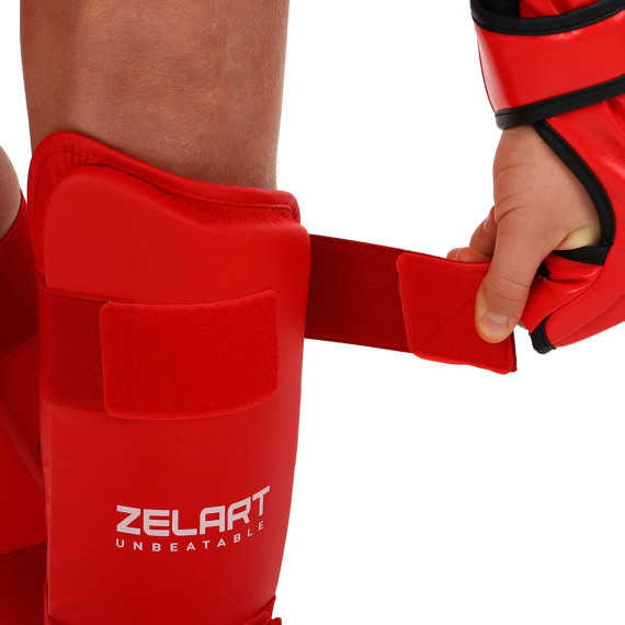 Защита для ног (голень и стопа) разбирающаяся Zelart BO-7249-R