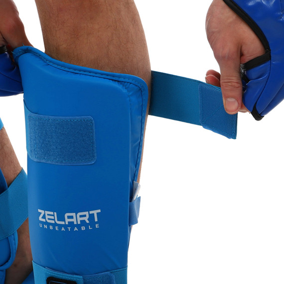 Защита для ног (голень и стопа) разбирающаяся Zelart BO-7249-B