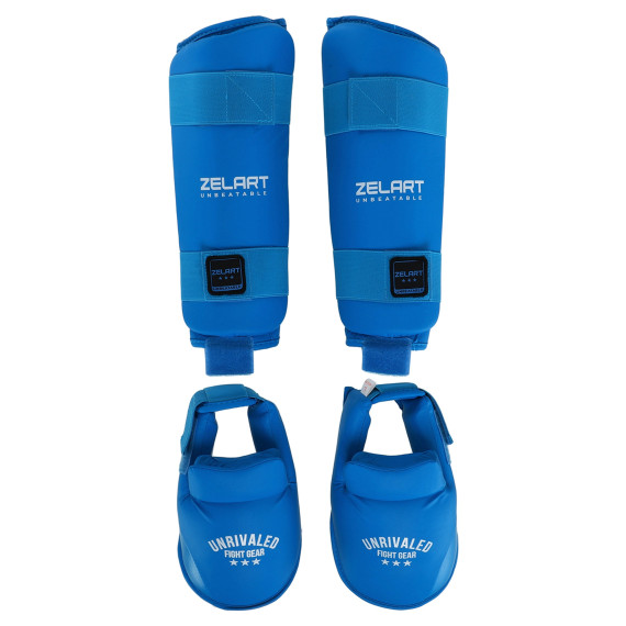 Защита для ног (голень и стопа) разбирающаяся Zelart BO-7249-B