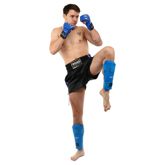 Защита для ног (голень и стопа) разбирающаяся Zelart BO-7249-B