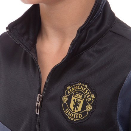 Костюм спортивный детский Клубный MANCHESTER LD-6127-6128K-M черный