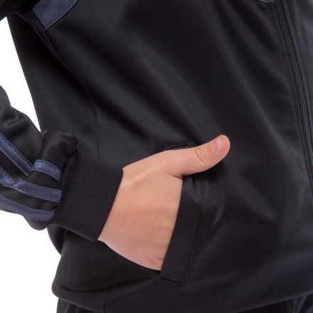 Костюм спортивный детский Клубный MANCHESTER LD-6127-6128K-M черный